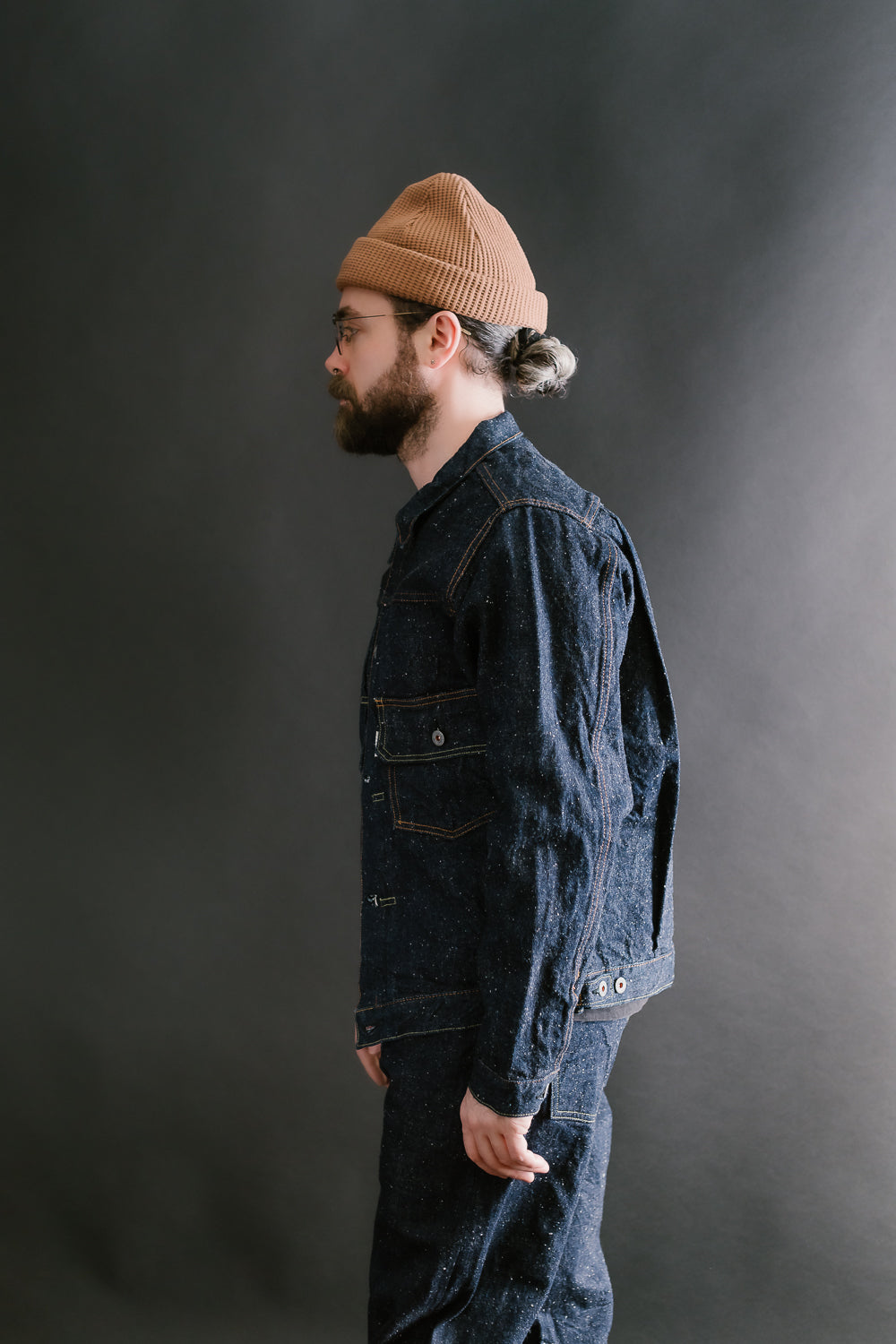 GZ-GJ2ND-0511NP - 15oz Nep Yarn Type II Jacket - Indigo | Dant