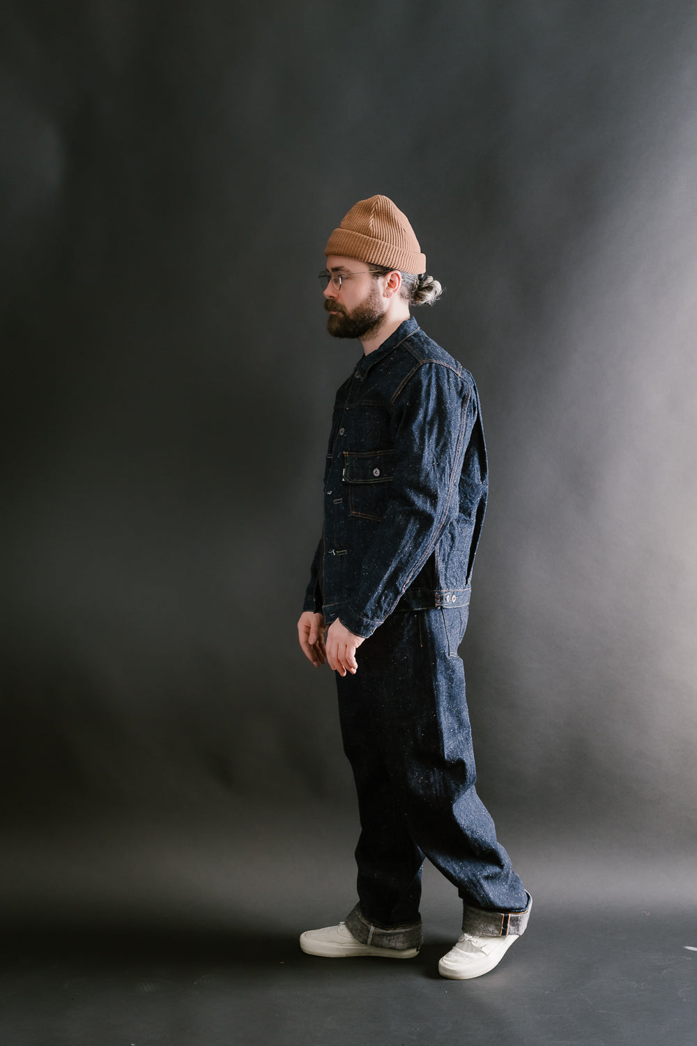 GZ-GJ2ND-0511NP - 15oz Nep Yarn Type II Jacket - Indigo