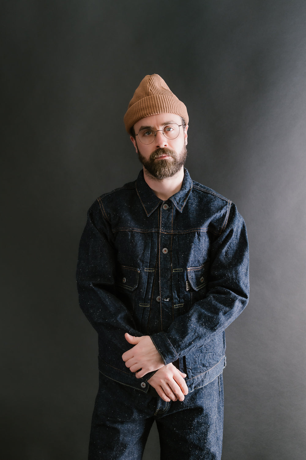 GZ-GJ2ND-0511NP - 15oz Nep Yarn Type II Jacket - Indigo