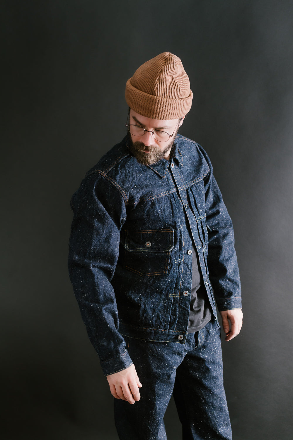 GZ-GJ2ND-0511NP - 15oz Nep Yarn Type II Jacket - Indigo
