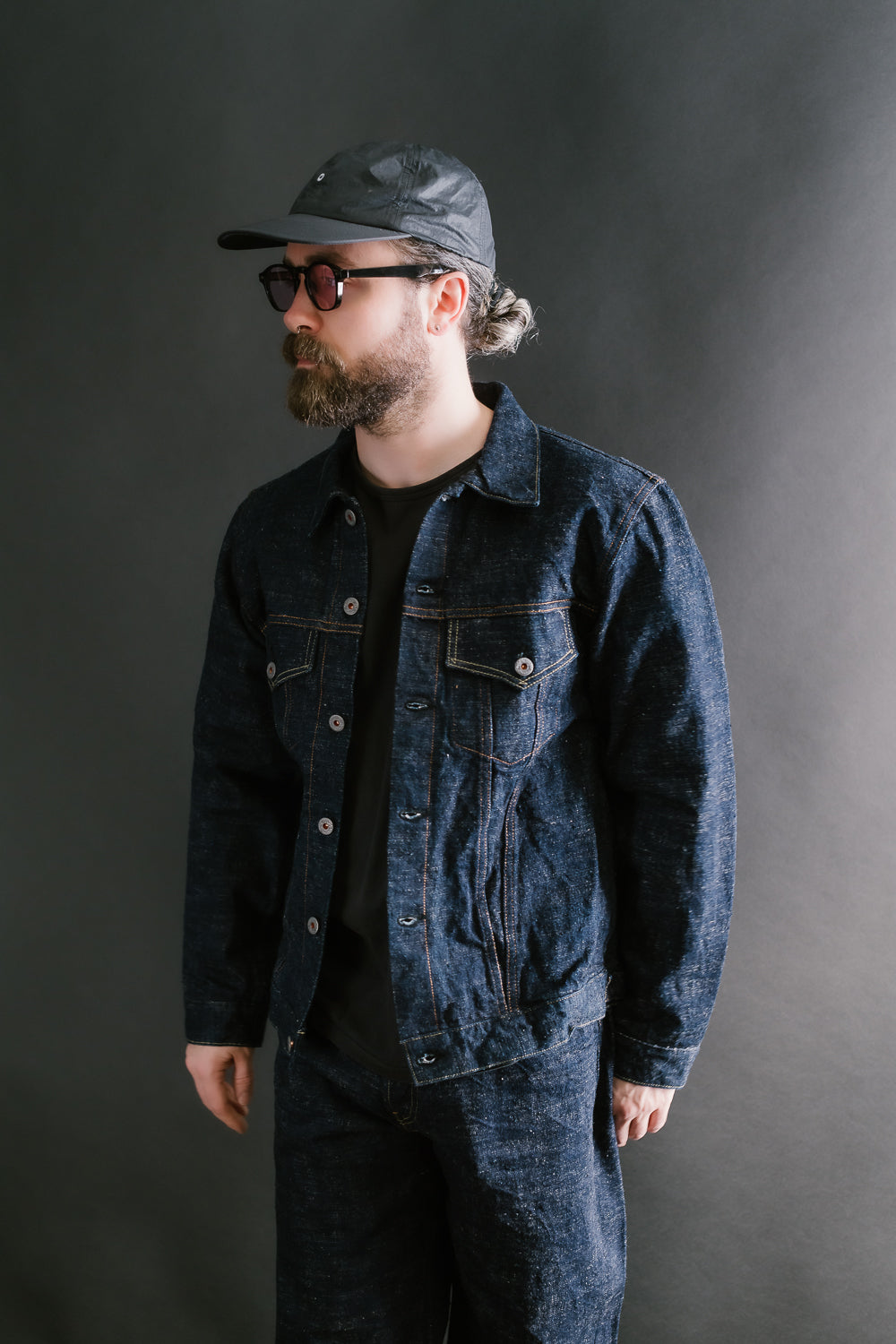 GZ-GJ3RD-0511 - 15oz Slub Yarn Type III Jacket - Indigo