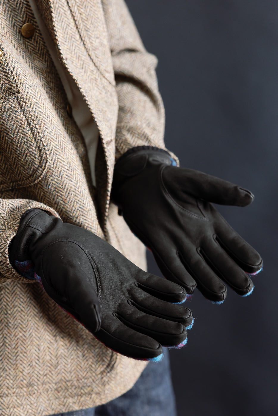 Noah Glove - Navy, Multi | Dant