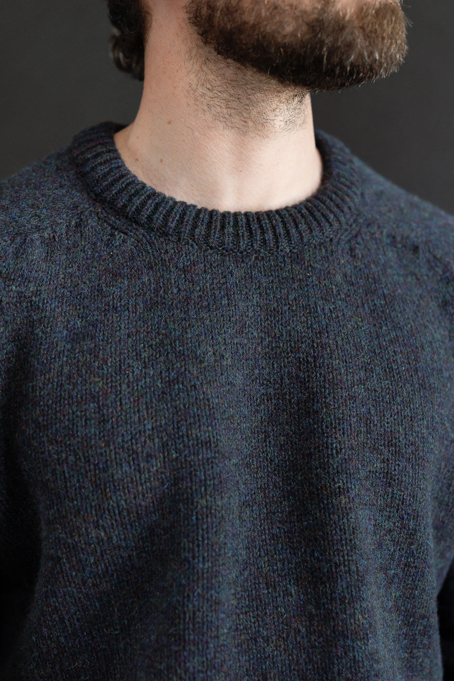 Boxy Space Knit - Storm