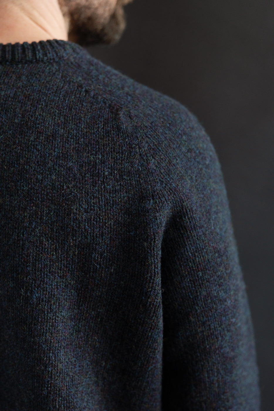 Boxy Space Knit - Storm