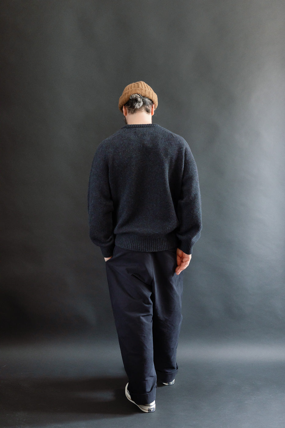 Boxy Space Knit - Storm