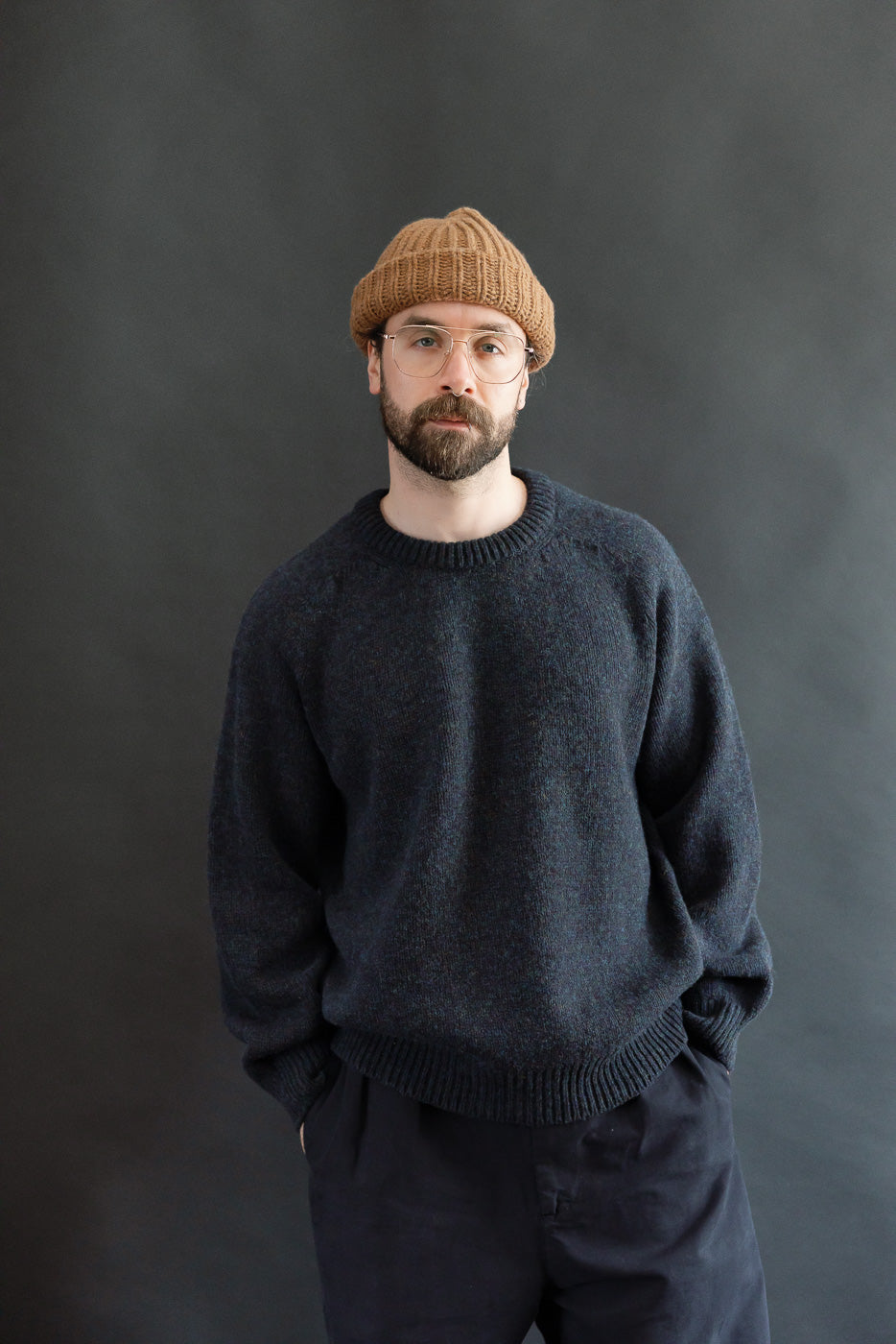 Boxy Space Knit - Storm