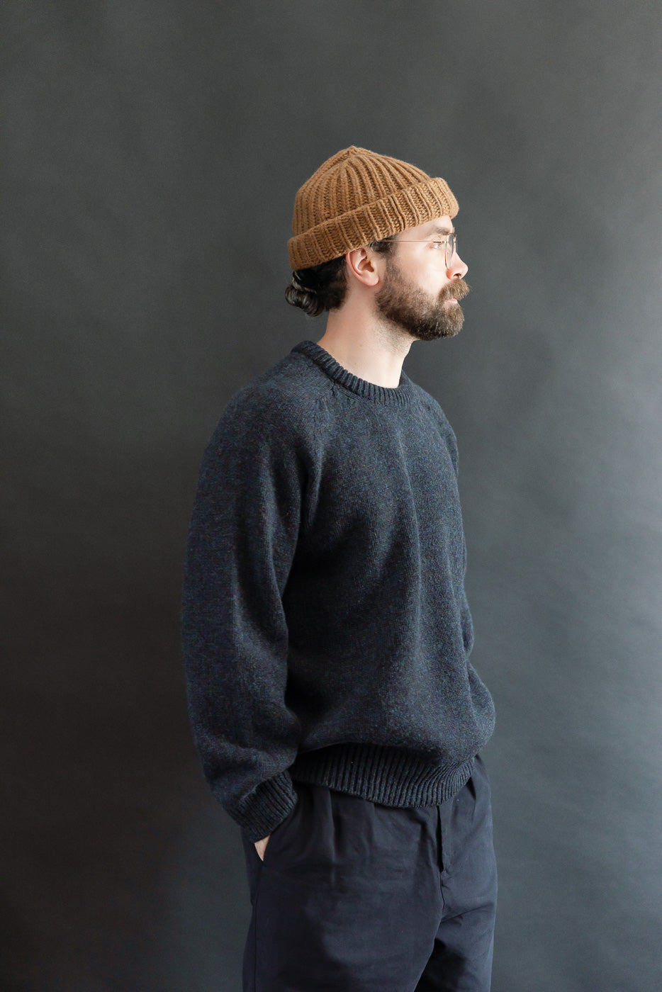 Boxy Space Knit - Storm