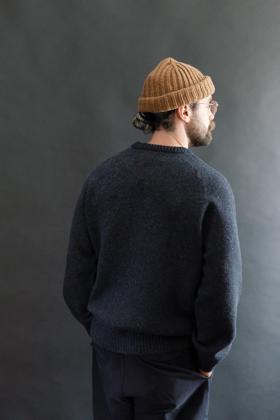 Boxy Space Knit - Storm