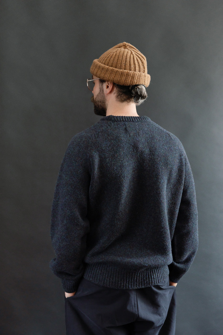 Boxy Space Knit - Storm