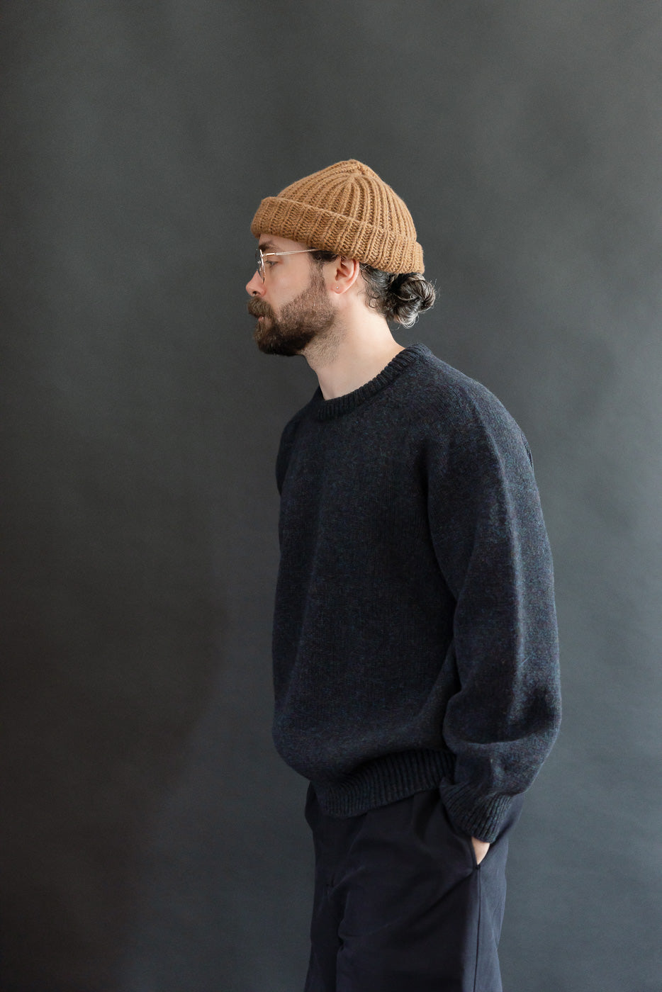 Boxy Space Knit - Storm