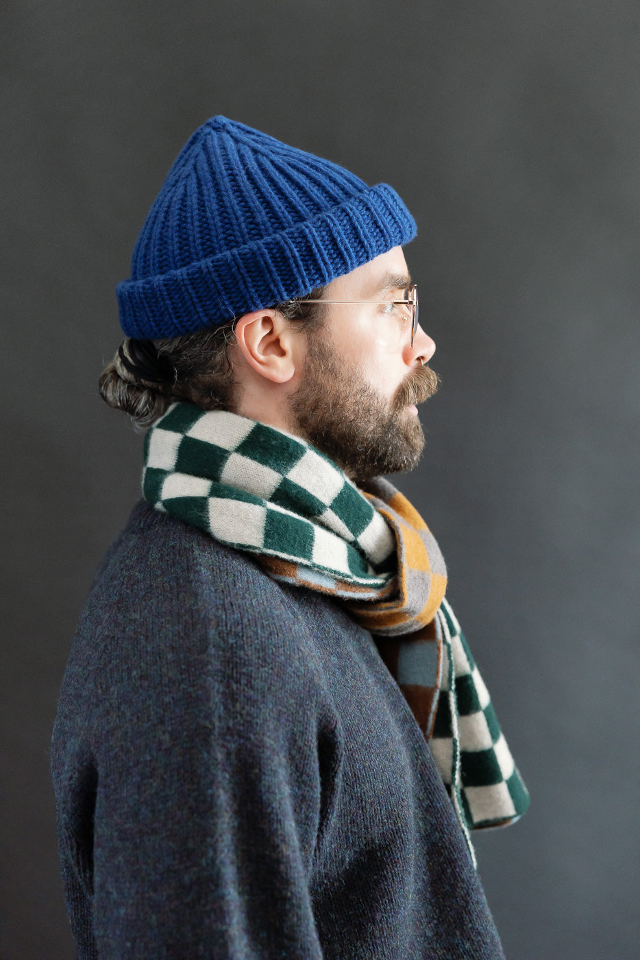 Cosmic Checkerboard Scarf - Dreamy