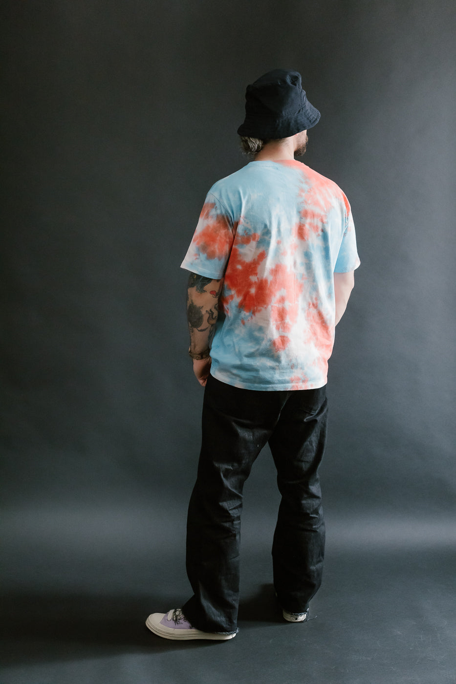 Cosmic Short Sleeves T-Shirt Shaggy Bear - Red Fire