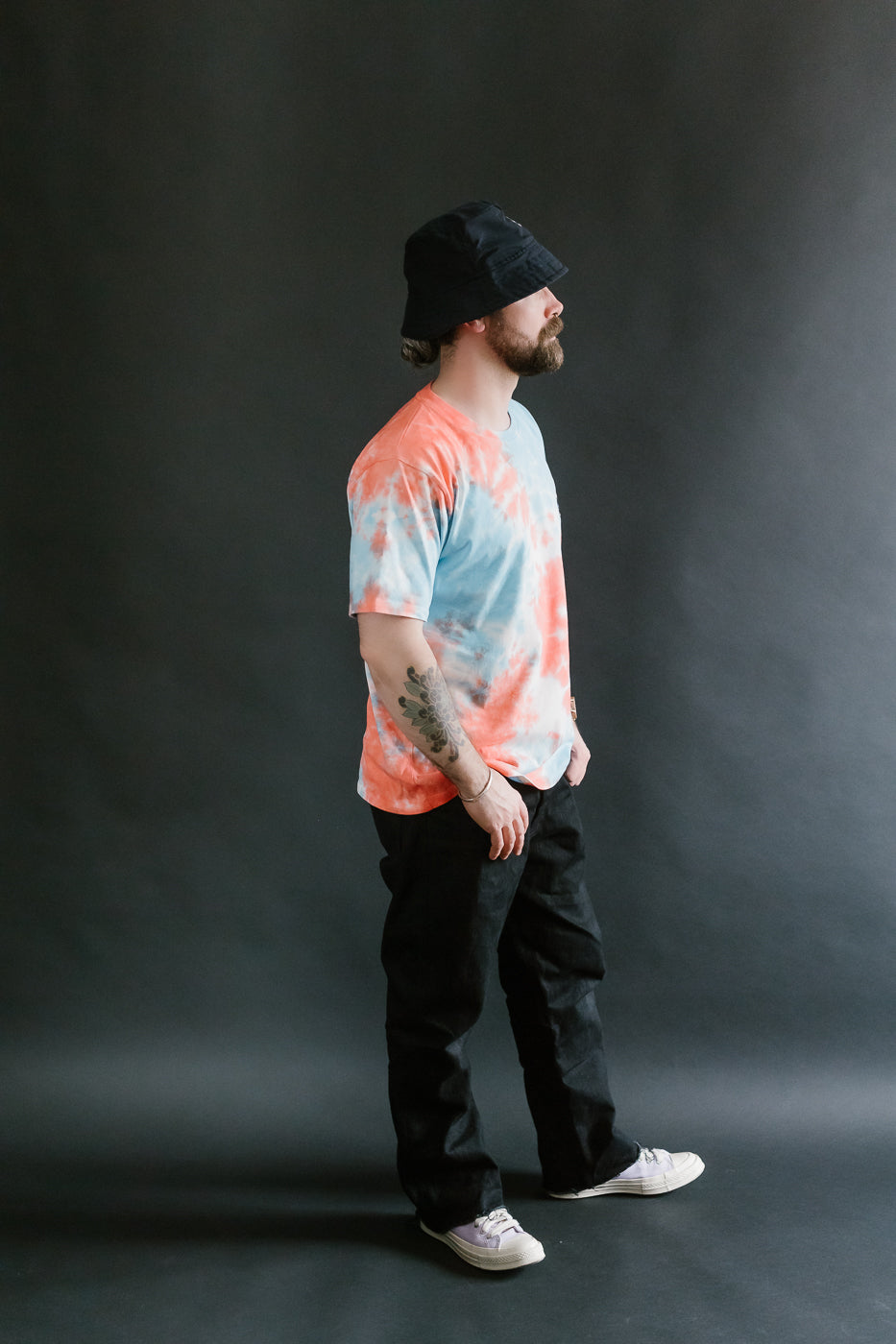 Cosmic Short Sleeves T-Shirt Shaggy Bear - Red Fire