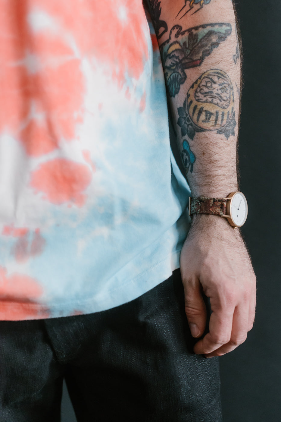 Cosmic Short Sleeves T-Shirt Shaggy Bear - Red Fire
