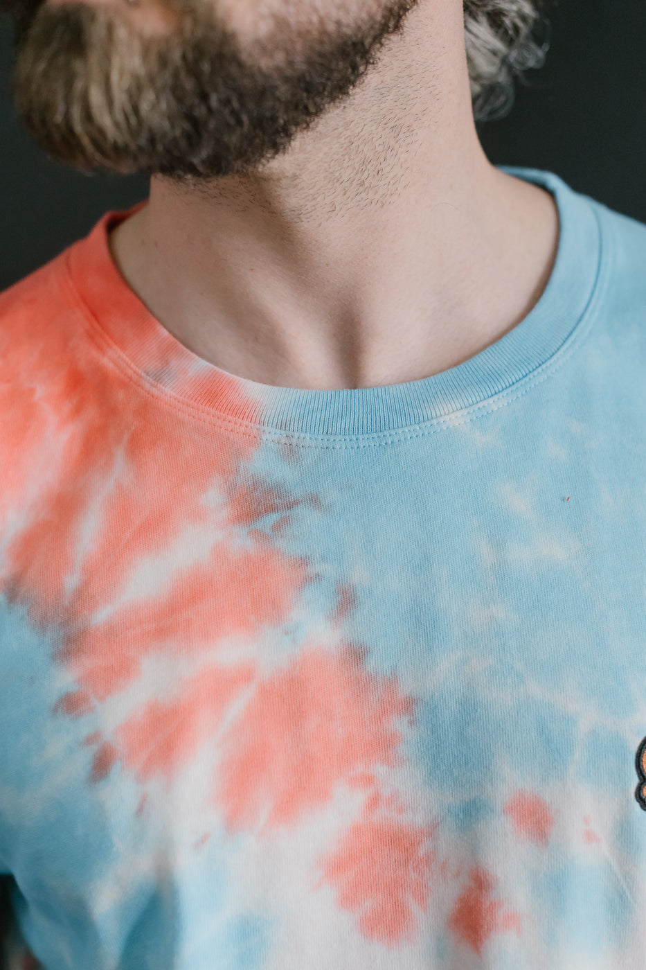 Cosmic Short Sleeves T-Shirt Shaggy Bear - Red Fire