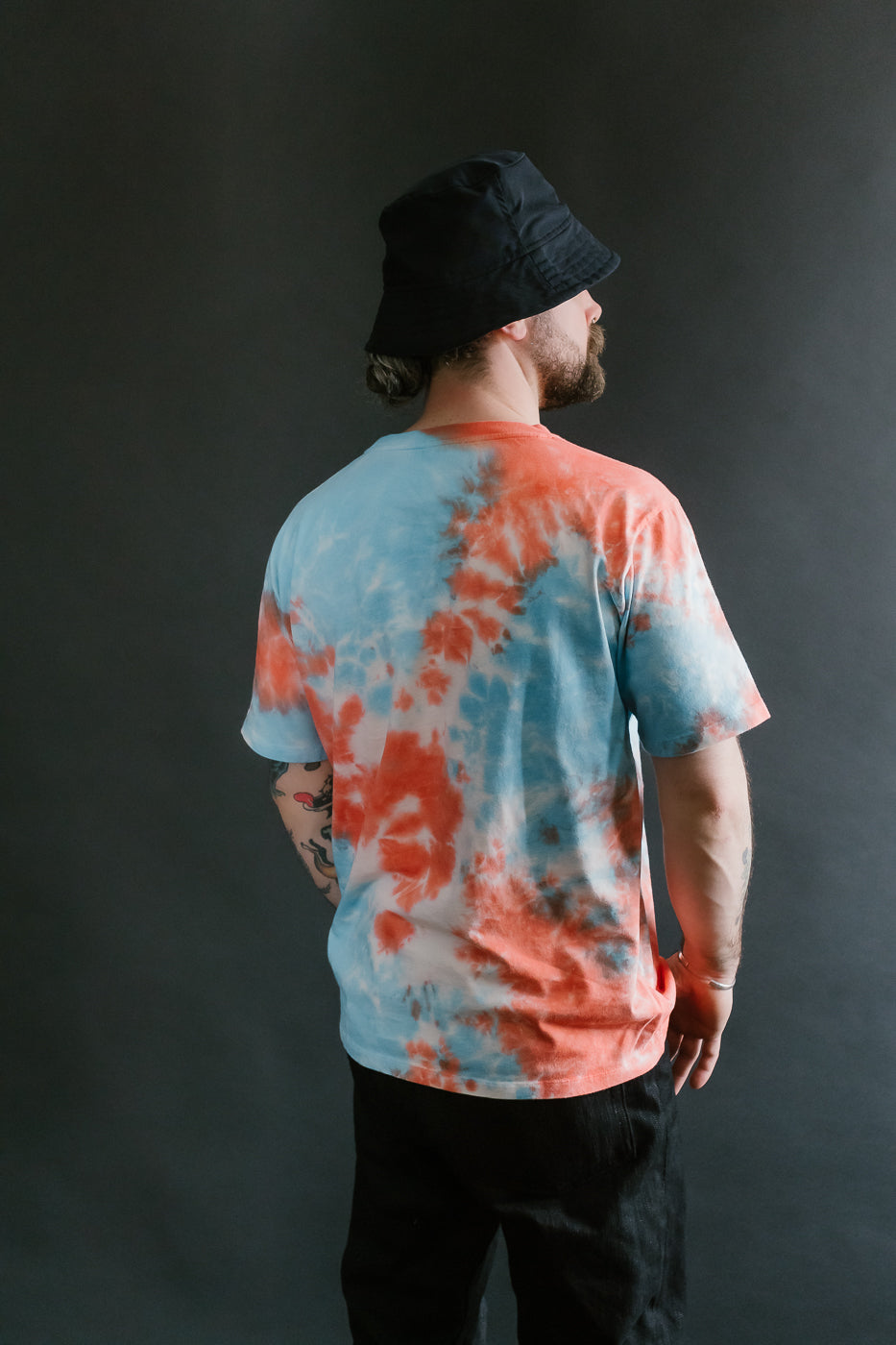 Cosmic Short Sleeves T-Shirt Shaggy Bear - Red Fire