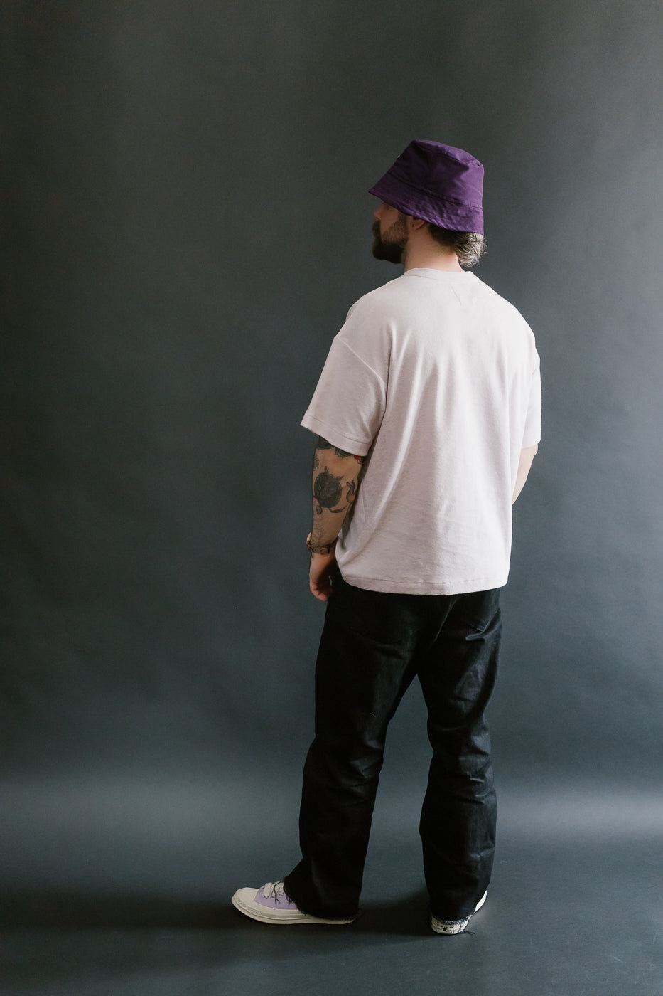 Fons Boxy Fit Towel T-Shirt - Light Power