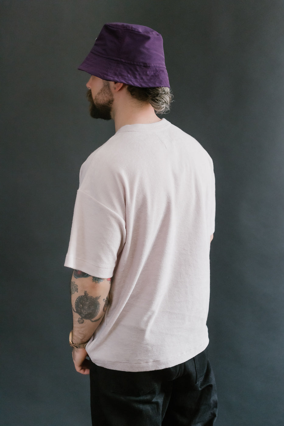 Fons Boxy Fit Towel T-Shirt - Light Power