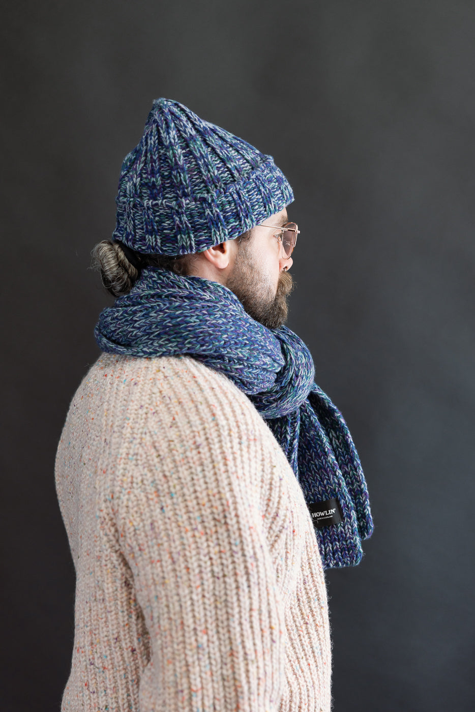 Marled Fantasies Scarf - Diesel Mix