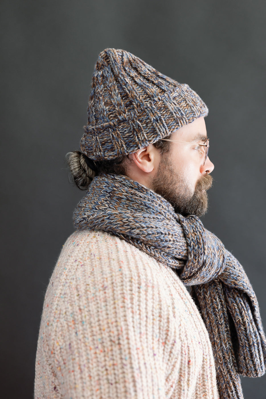 Marled Fantasies Scarf - Jeans Mix