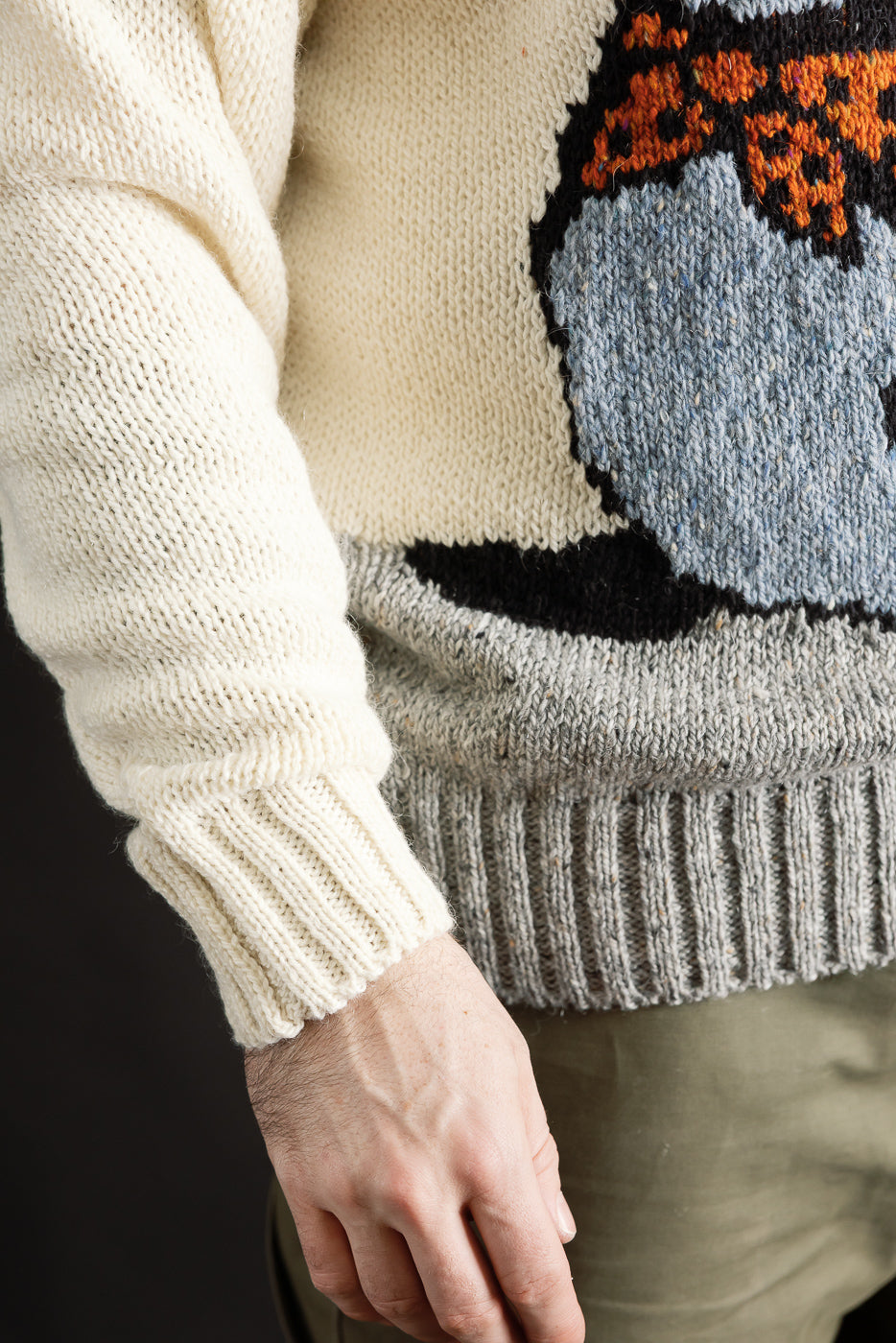 Close-up of male model 5'9