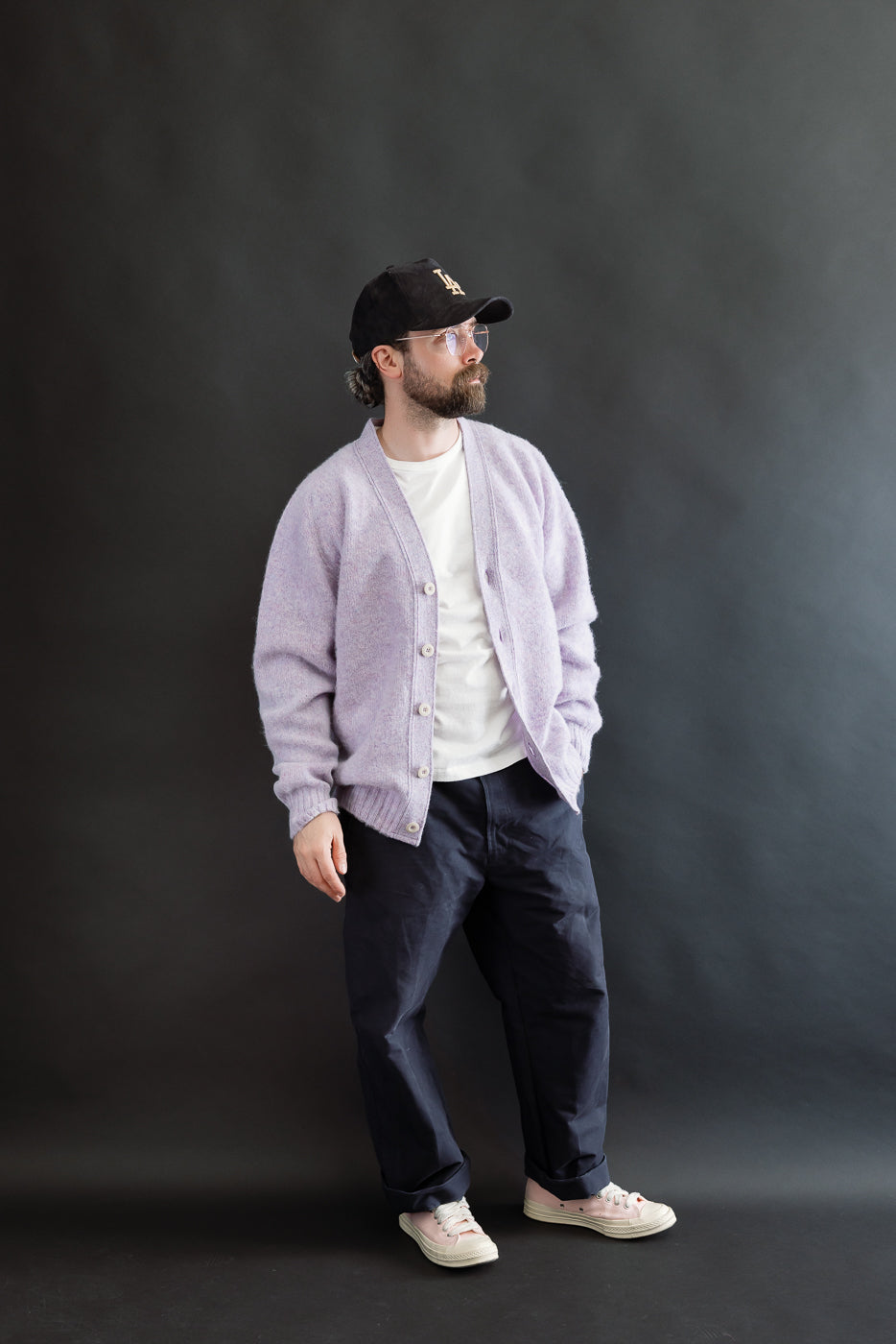 Shaggy Bear Cardigan - Sparky