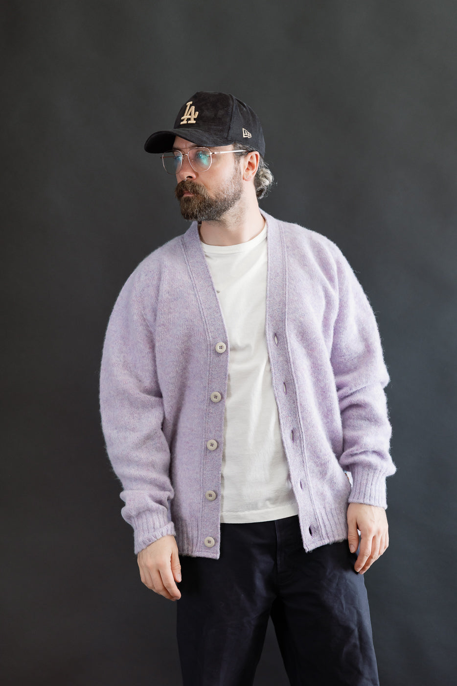 Shaggy Bear Cardigan - Sparky