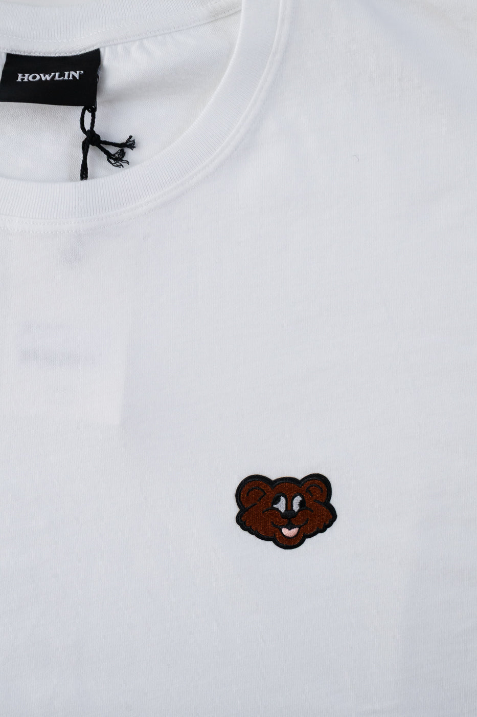 Shaggy Bear T-Shirt - White