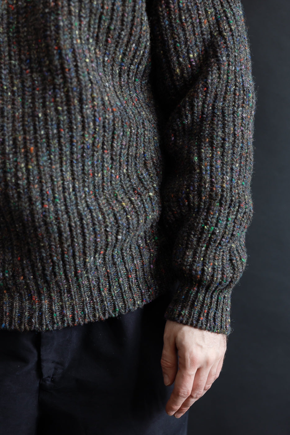 Close-up of male model 5'9