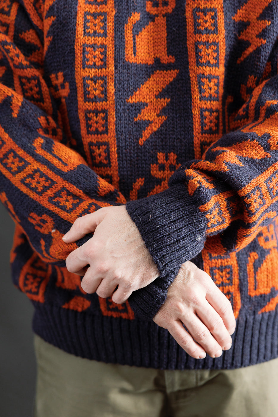 Close-up of male model 5'9