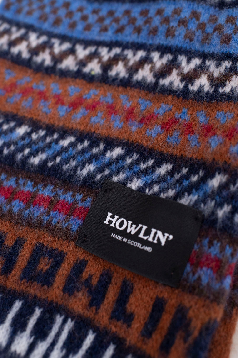 Piano Scarf - Navy