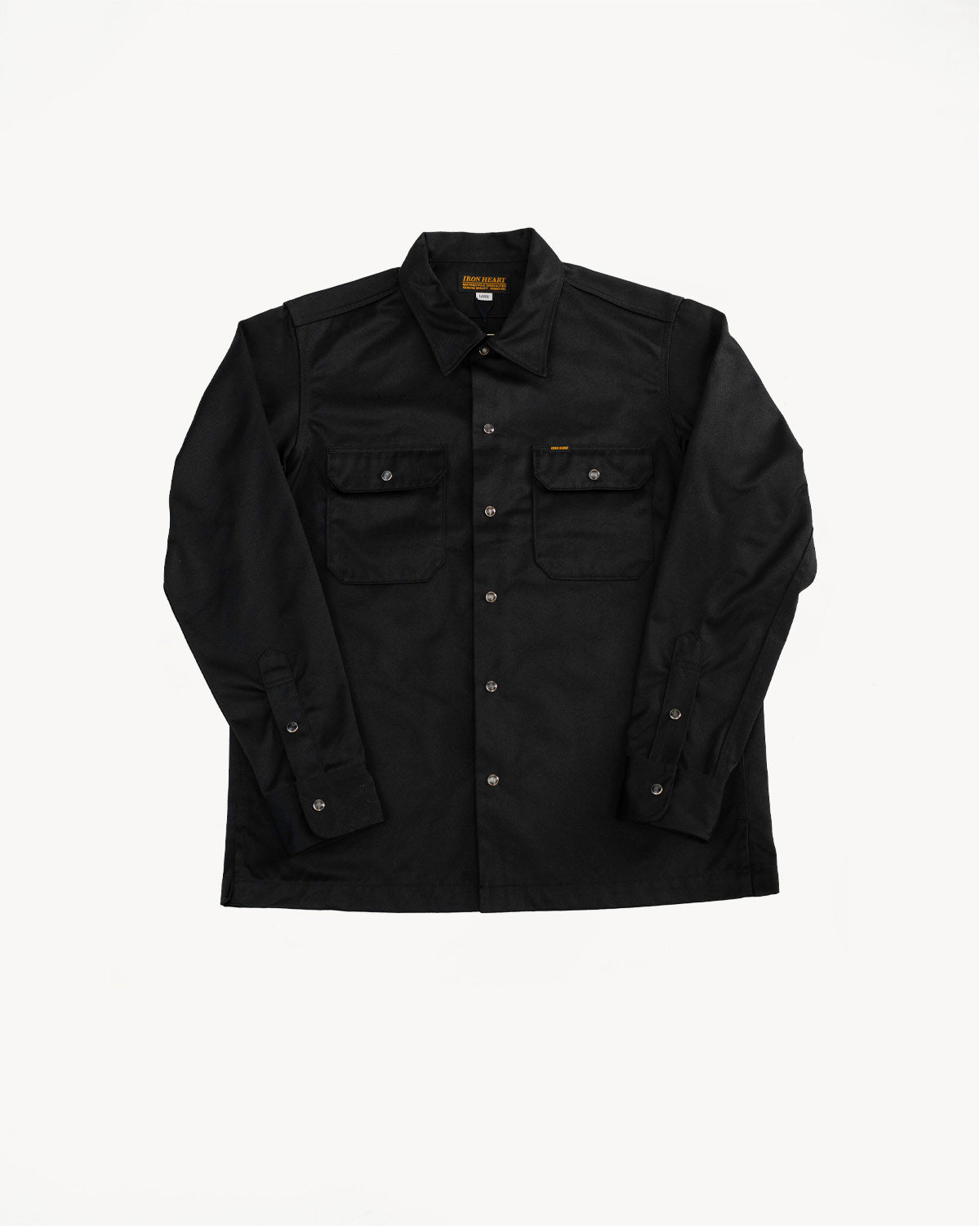 IHSH-383-BLK-NP - 9oz T/C Mechanic Shirt - Black