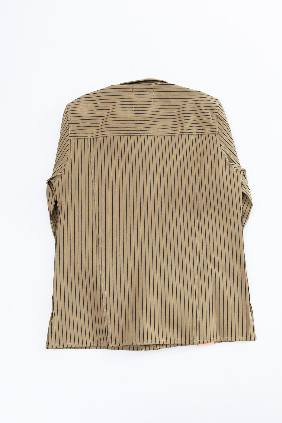 12oz - Copeland Shirt Jack Root Stripe - Beige, Indigo | Dant