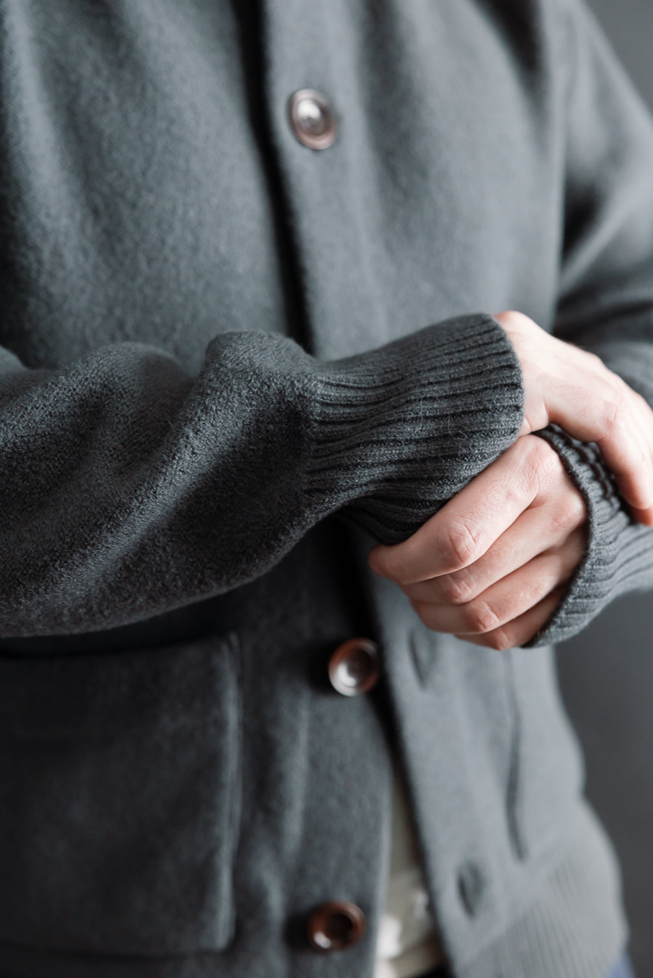 Close-up of male model 5'9