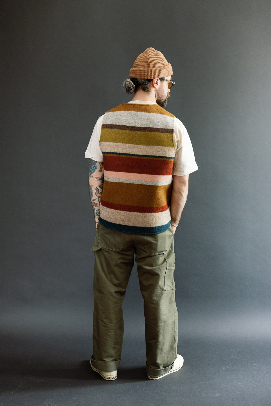 Catskill Wool Vest - Pink, Clay, Mustard | Dant
