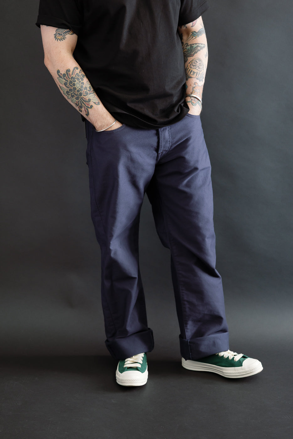 13.5oz - Kirk Pant Bedford - Navy