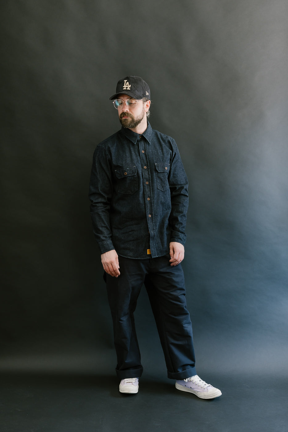 The Alamo Shirt Chambray - Indigo
