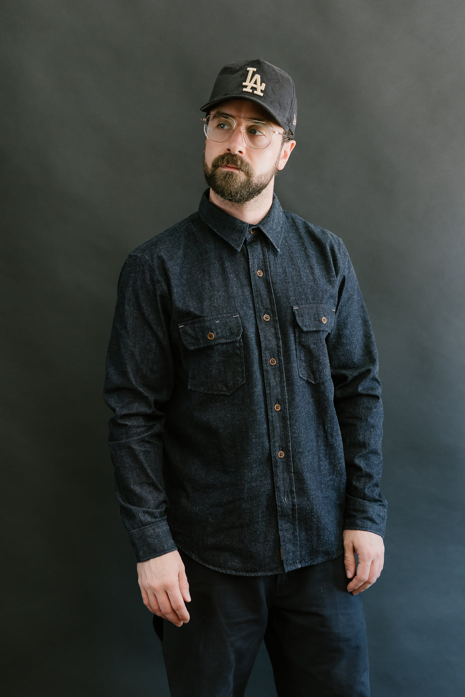 The Alamo Shirt Chambray - Indigo