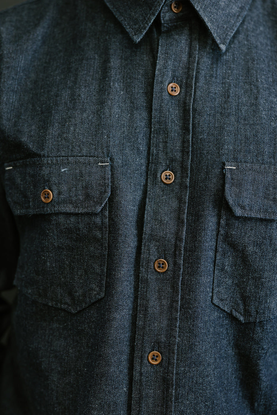 The Alamo Shirt Chambray - Indigo