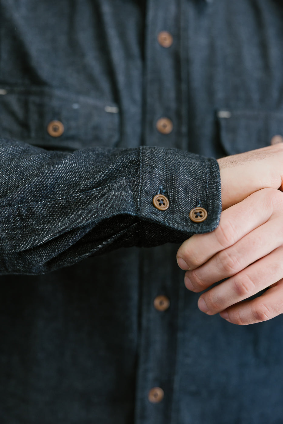 The Alamo Shirt Chambray - Indigo