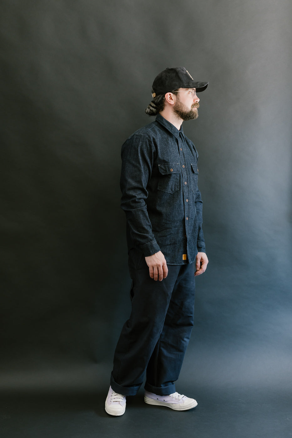 The Alamo Shirt Chambray - Indigo