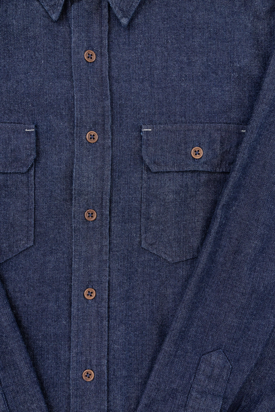 The Alamo Shirt Chambray - Indigo