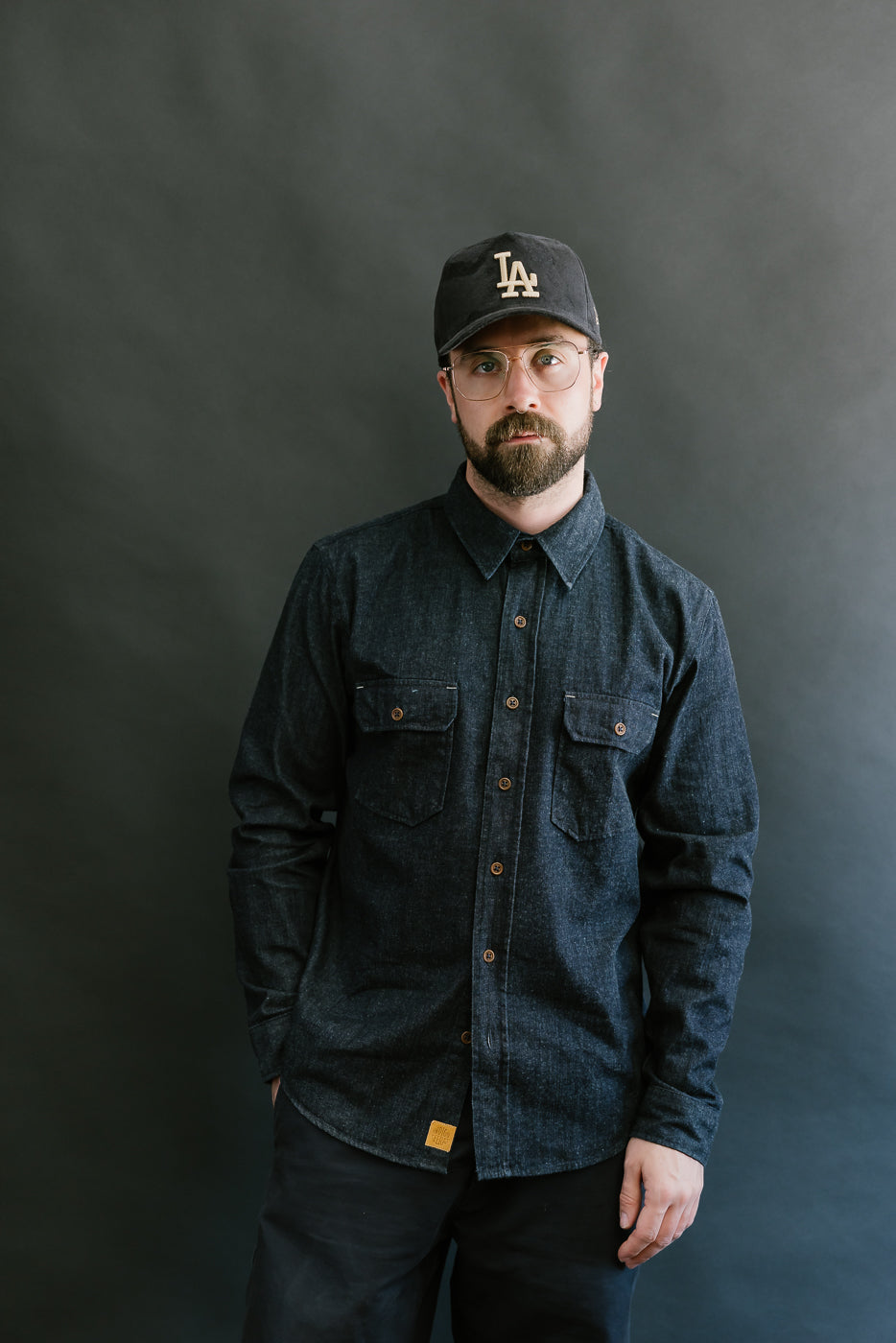 The Alamo Shirt Chambray - Indigo