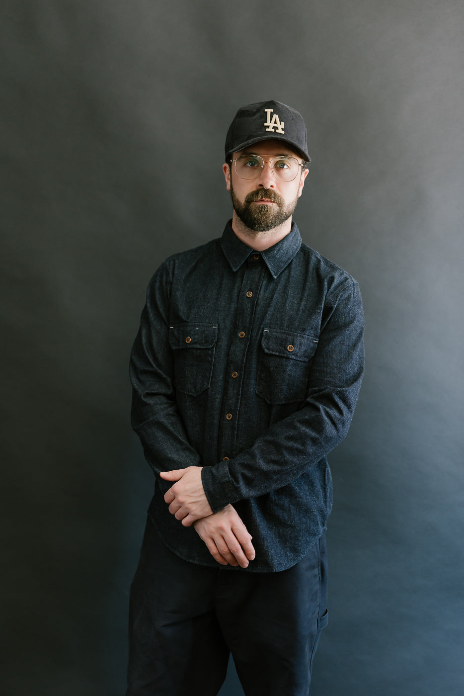 The Alamo Shirt Chambray - Indigo