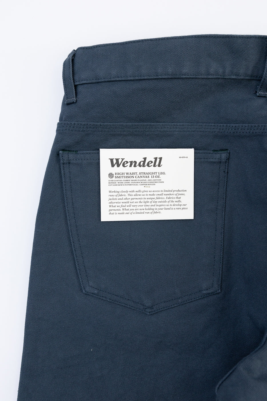 13oz - Wendell Smithson Canvas - Petrol