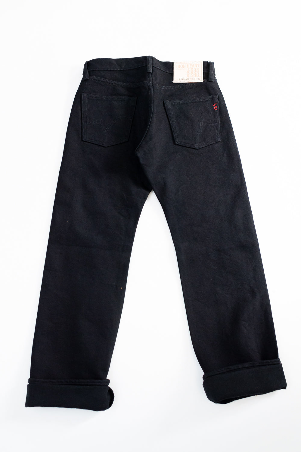 21oz slim tapered Shinayaka - Black & Blue Shop
