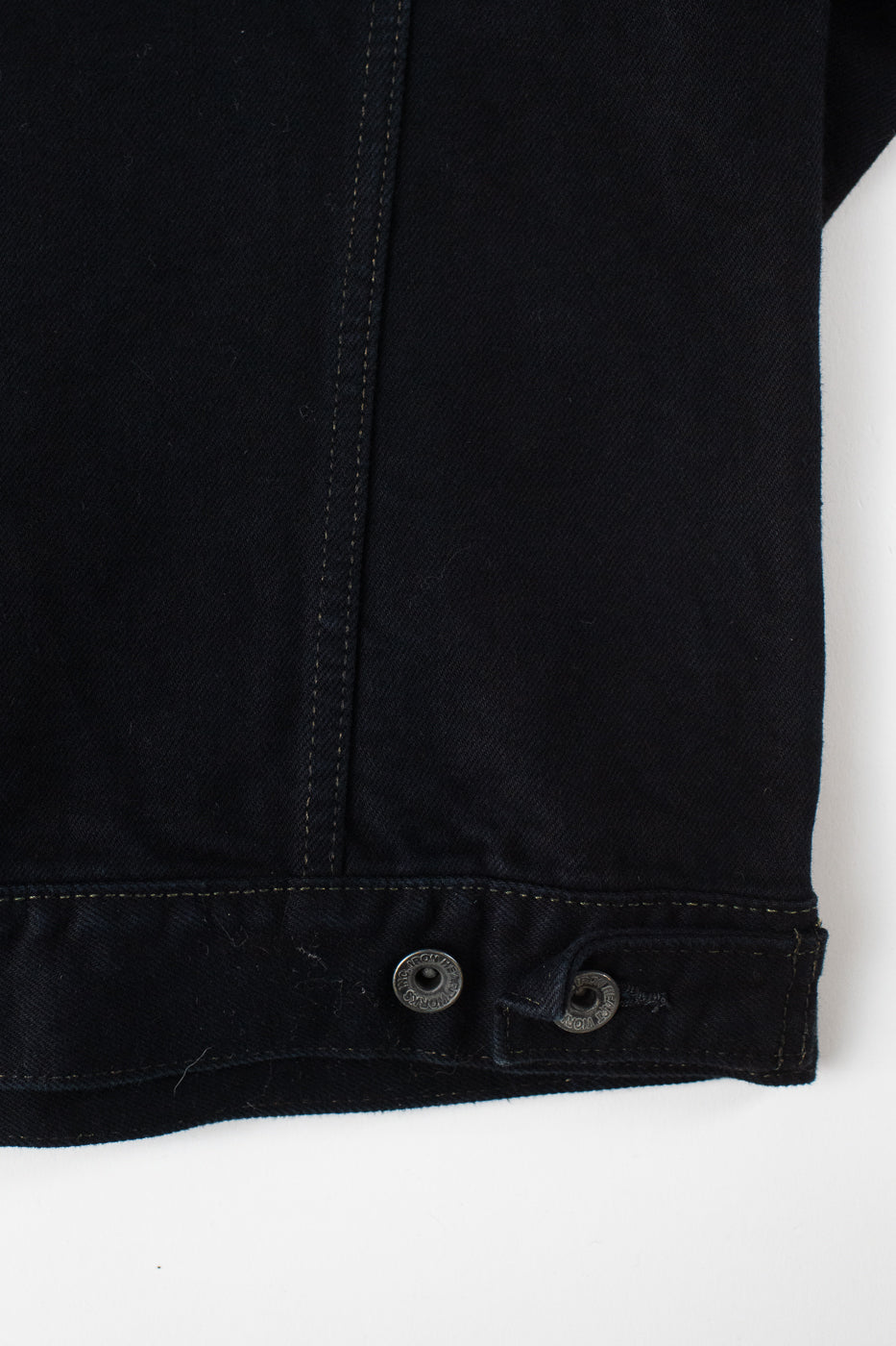 IH-526J-142OD - 14oz Selvedge Denim Modified Type III - Black Overdyed