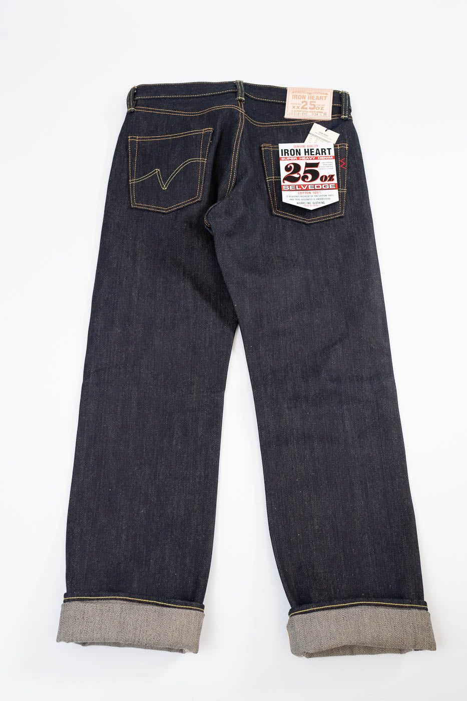 IH-634-XHS - 25oz Selvedge Denim Straight Cut Jeans - Indigo