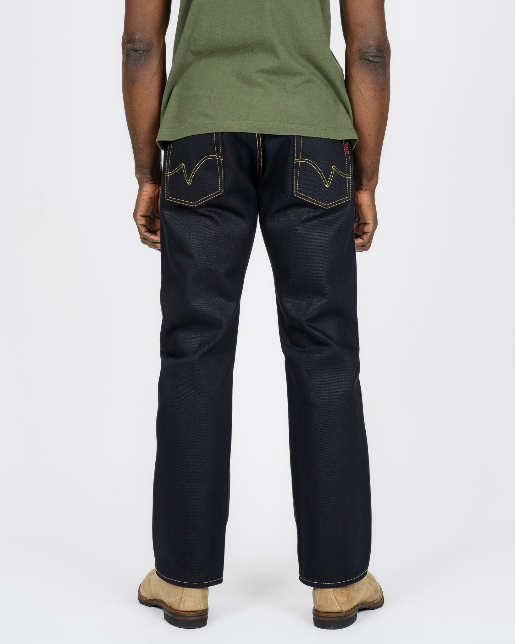 IH-634-XHSib - 25oz Selvedge Denim Straight Cut Jeans - Indigo