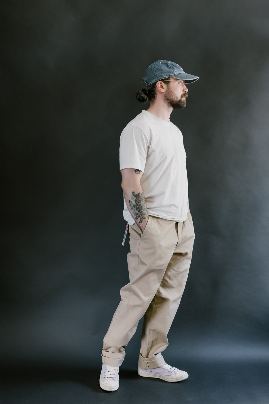 IH-731-KHA - 12oz Heavy Cotton Relaxed Fit Chinos - Khaki
